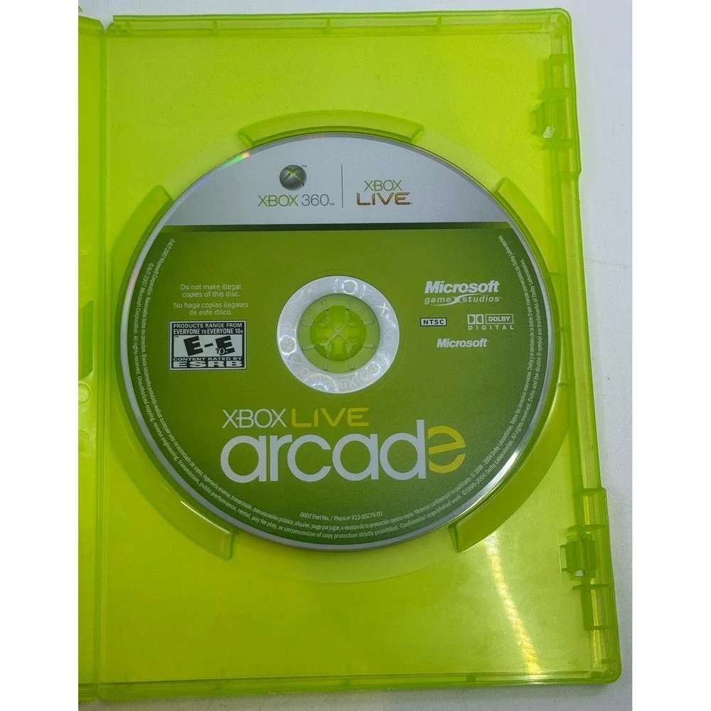 Xbox Live Arcade Compilation Disc Microsoft Xbox 360 NTSC Video Game Pac-Man Uno